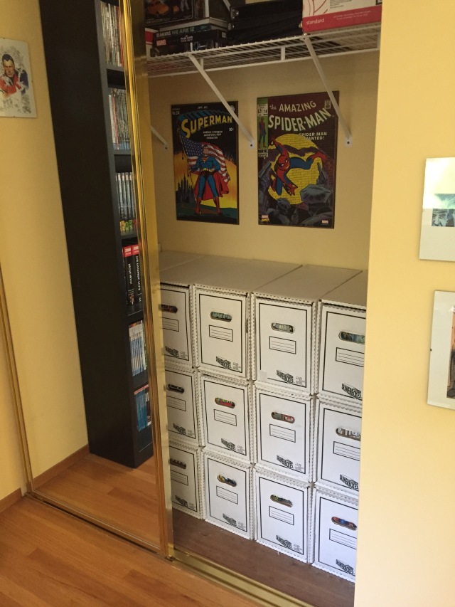 Comic Book Drawer Boxes and Wood Frames