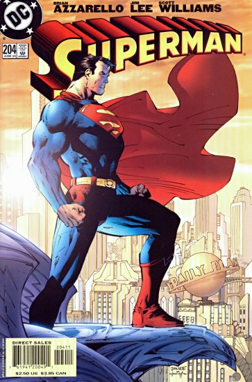 Superman 204 Cover- Jim Lee